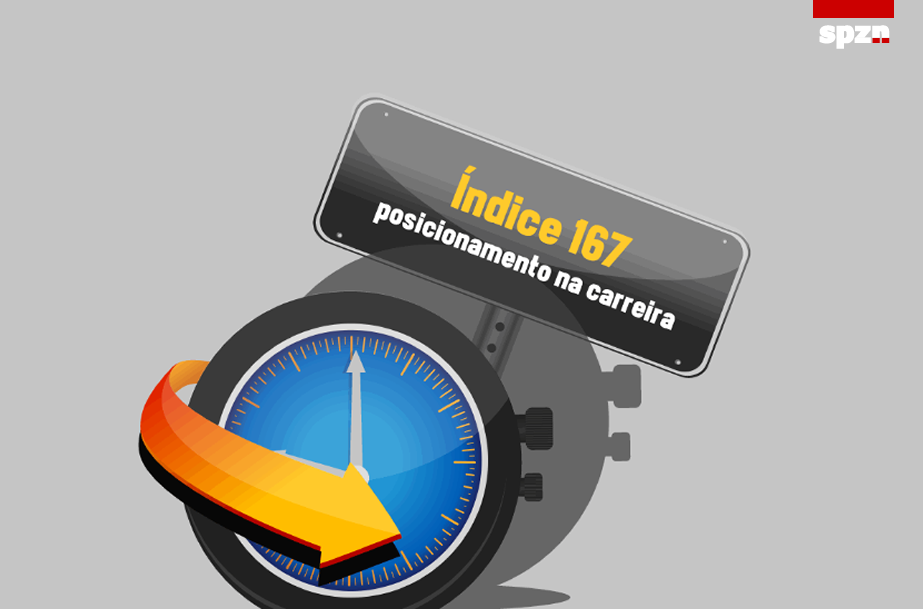 Índice 167 / posicionamento na carreira