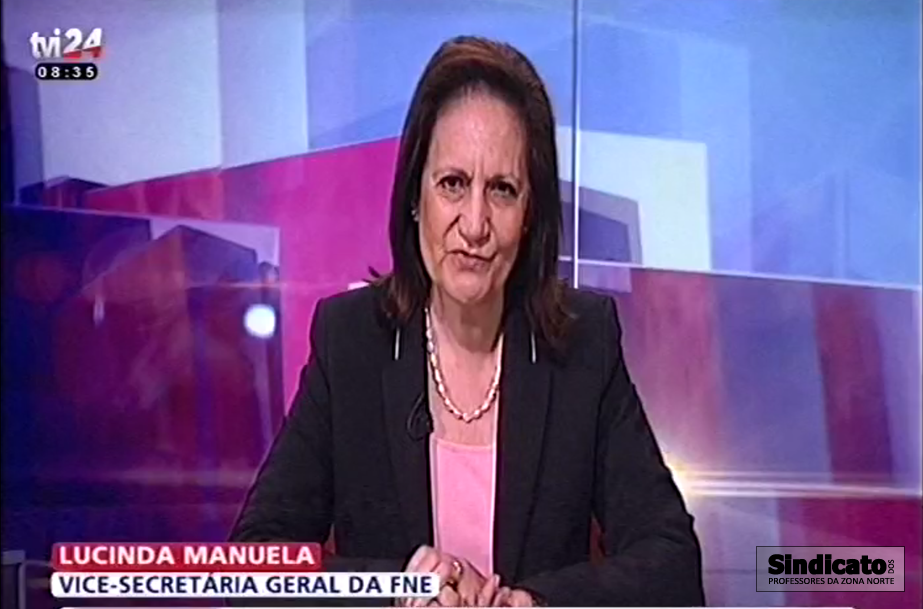 Presidente do SPZN na TVI24 no Dia do professor