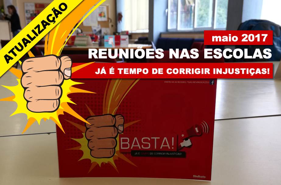 Reuniões nas escolas