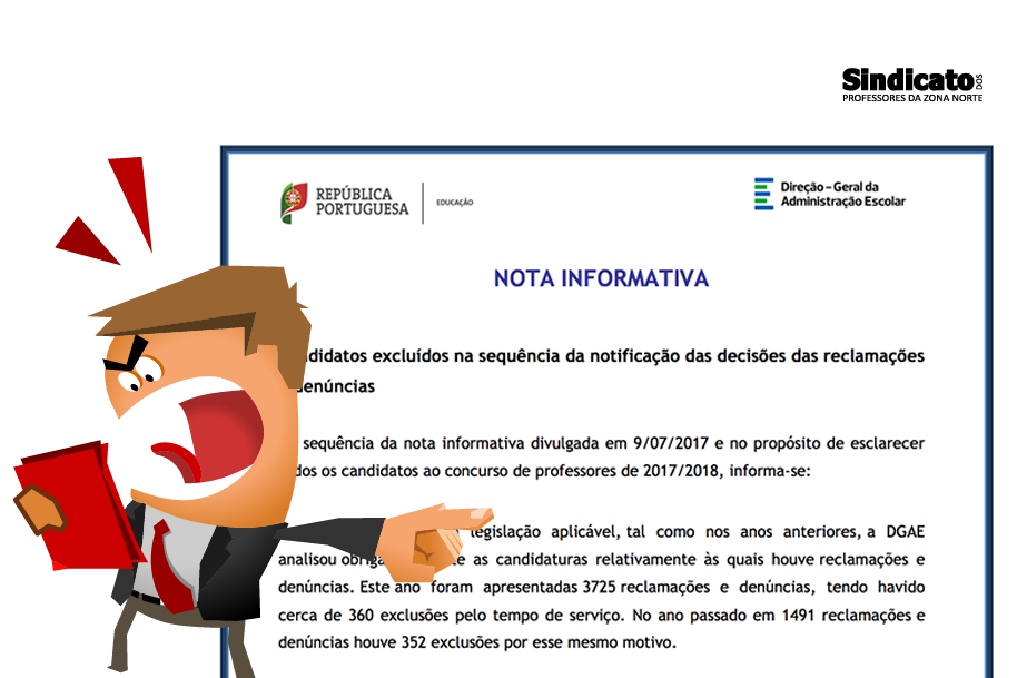 NOTA INFORMATIVA – CANDIDATOS EXCLUÍDOS NA SEQUÊNCIA DA NOTIFICAÇÃO DAS DECISÕES DAS RECLAMAÇÕES E DENÚNCIAS