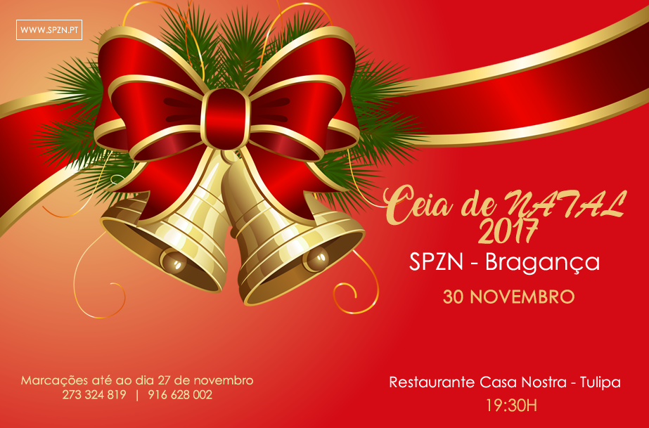 Ceia de Natal 2017 do SPZN Bragança