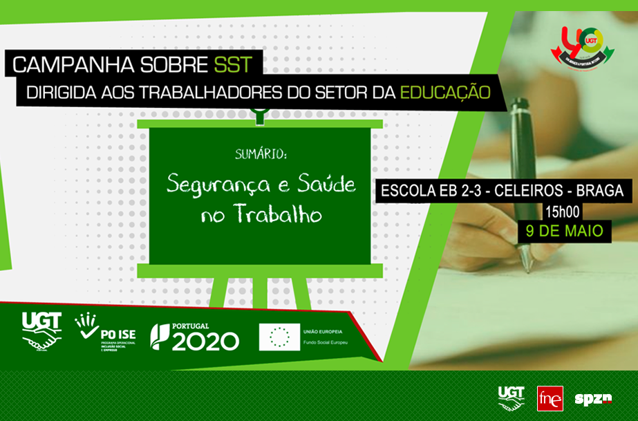 Campanha sobre SST dirigida aos Trabalhadores do Setor da Educação 