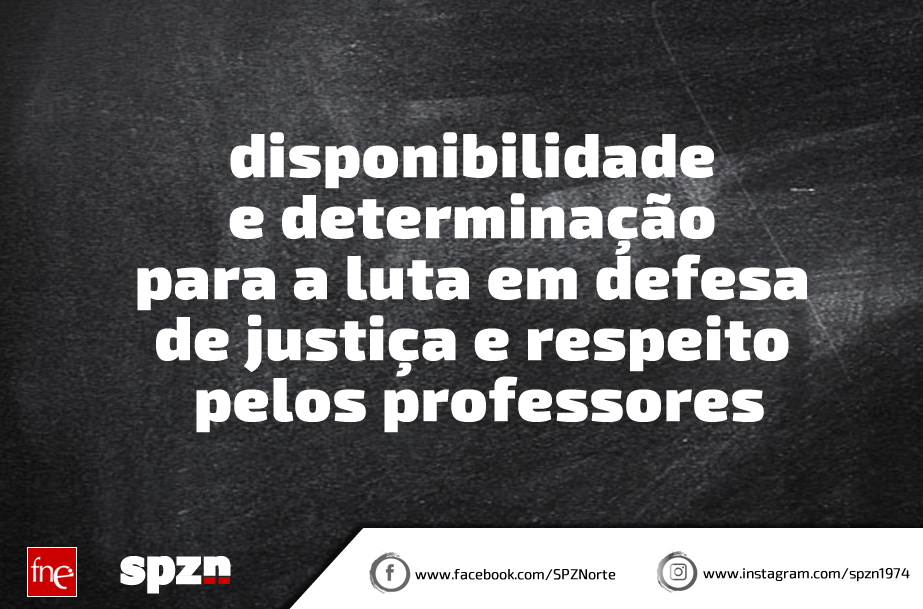 Organizações sindicais de docentes reafirmam a sua disponibilidade e determinação para a luta em defesa de justiça e respeito pelos professores 