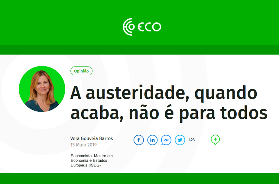 A austeridade, quando acaba, não é para todos 