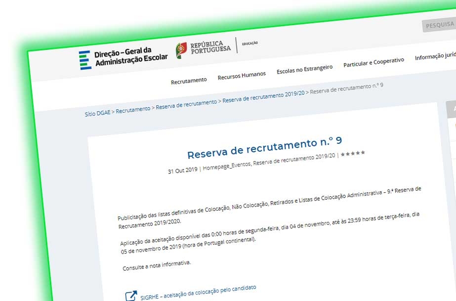 Reserva de recrutamento n.º 9