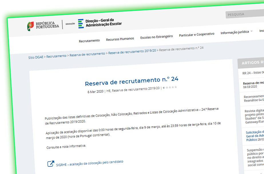 Reserva de recrutamento n.º 24