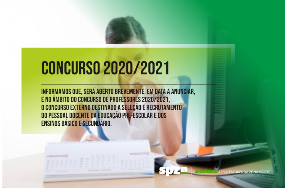 Abertura do Concurso Externo 2020/2021