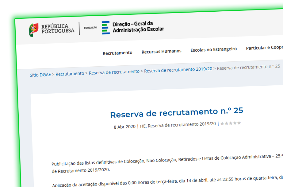 Reserva de recrutamento n.º 25 