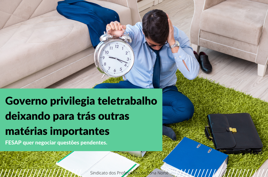 Governo privilegia teletrabalho deixando para trás outras matérias importantes