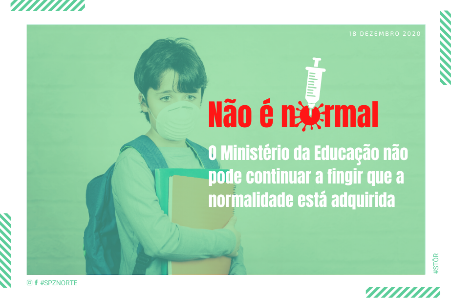 O Ministério da Educação não pode continuar a fingir que a normalidade está adquirida