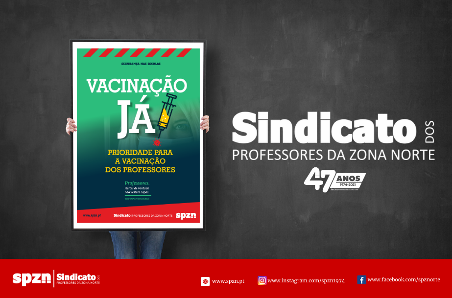 Prioridade para a vacinação dos Professores