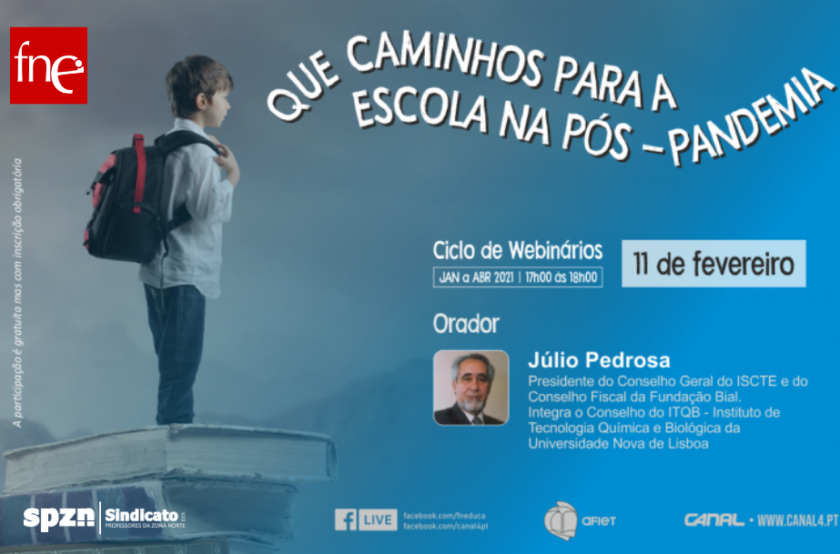 Júlio Pedrosa debate pós-pandemia em webinário da FNE 