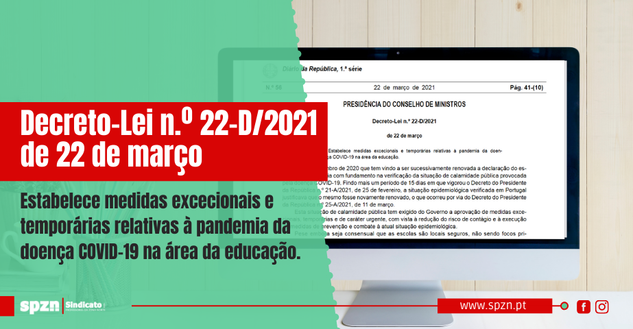 Medidas excecionais e temporárias relativas à pandemia da doença COVID-19 na área da educação