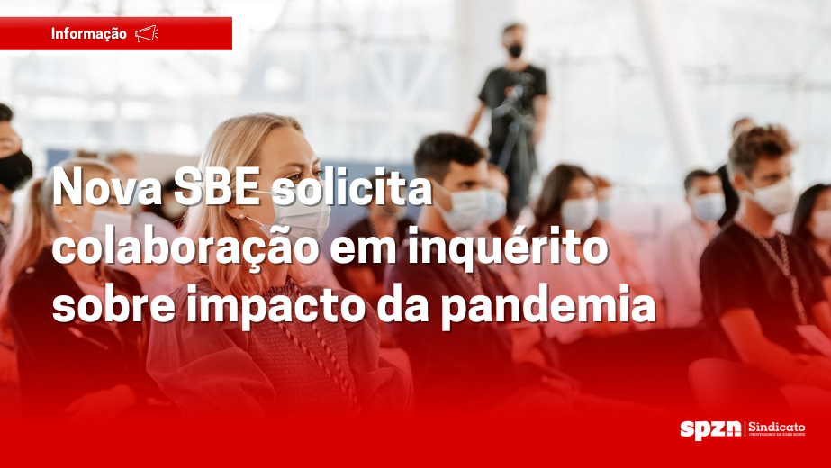 Colaboração em inquérito sobre impacto da pandemia