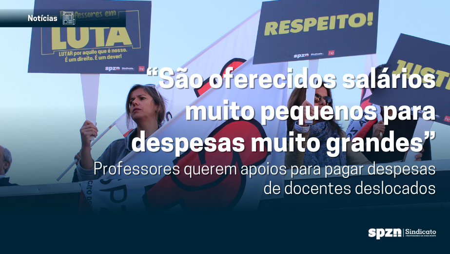 “São oferecidos salários muito pequenos para despesas muito grandes”