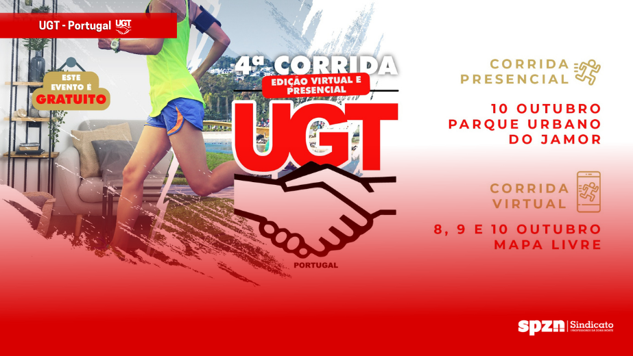 BEM-VINDOS À 4ª edição da CORRIDA UGT!