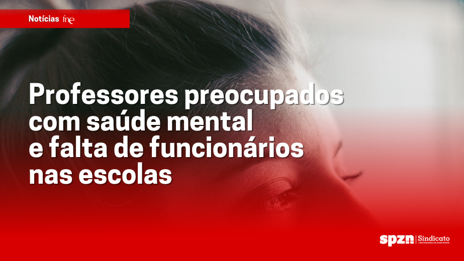 Professores preocupados com saúde mental e falta de funcionários nas escolas