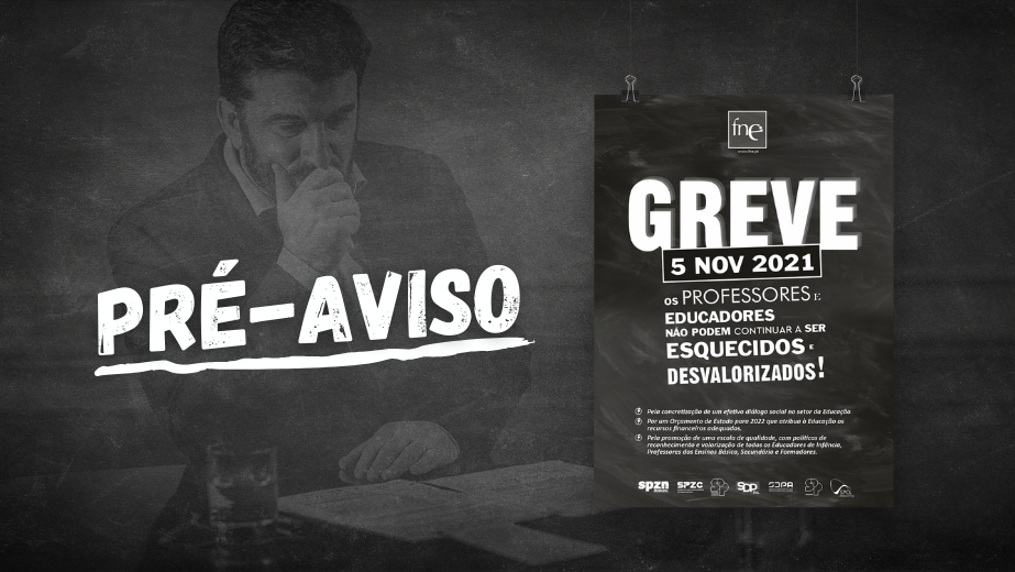 Pré-aviso de Greve - 5 de novembro de 2021