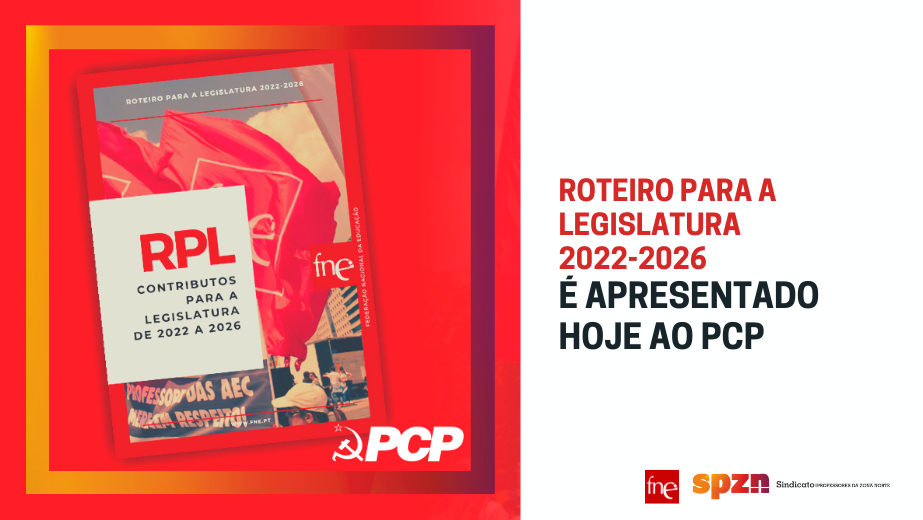 Roteiro para a Legislatura 2022-2026 é apresentado hoje ao PCP