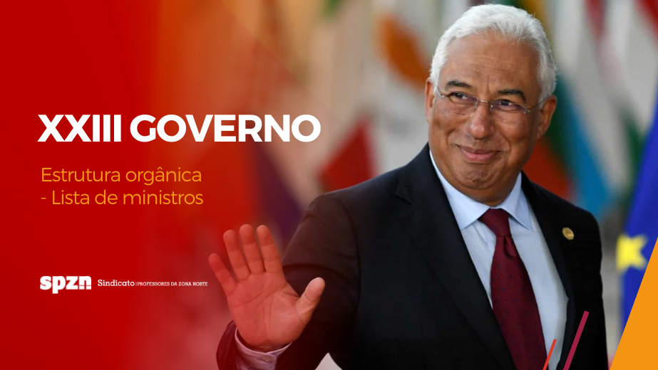 Estrutura orgânica do XXIII Governo