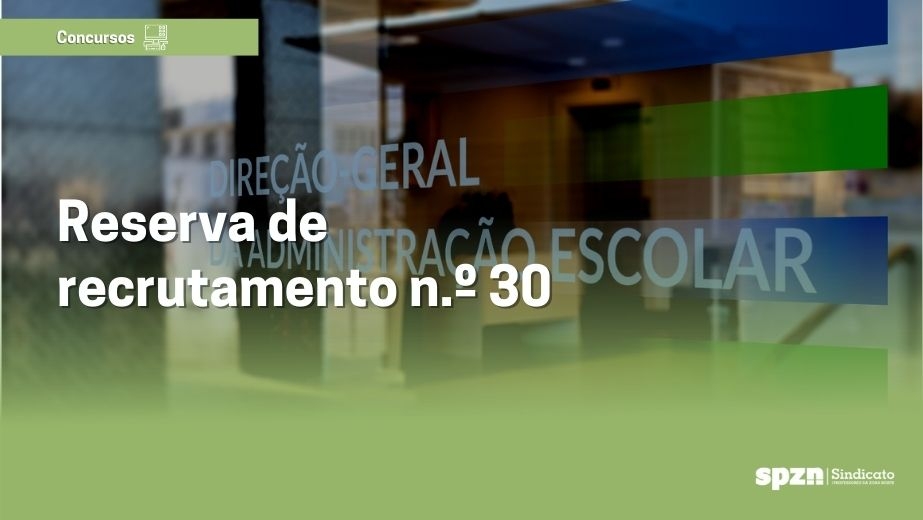 Reserva de Recrutamento n.º 30