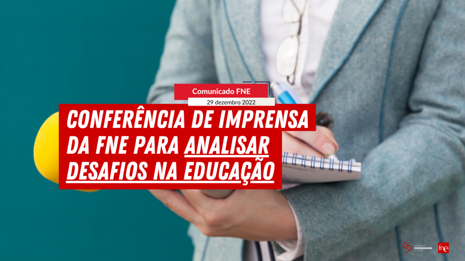 Conferência de Imprensa da FNE para analisar desafios na Educação