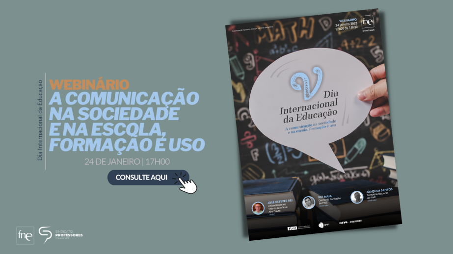 FNE vai comemorar V Dia Internacional da Educação com Webinar