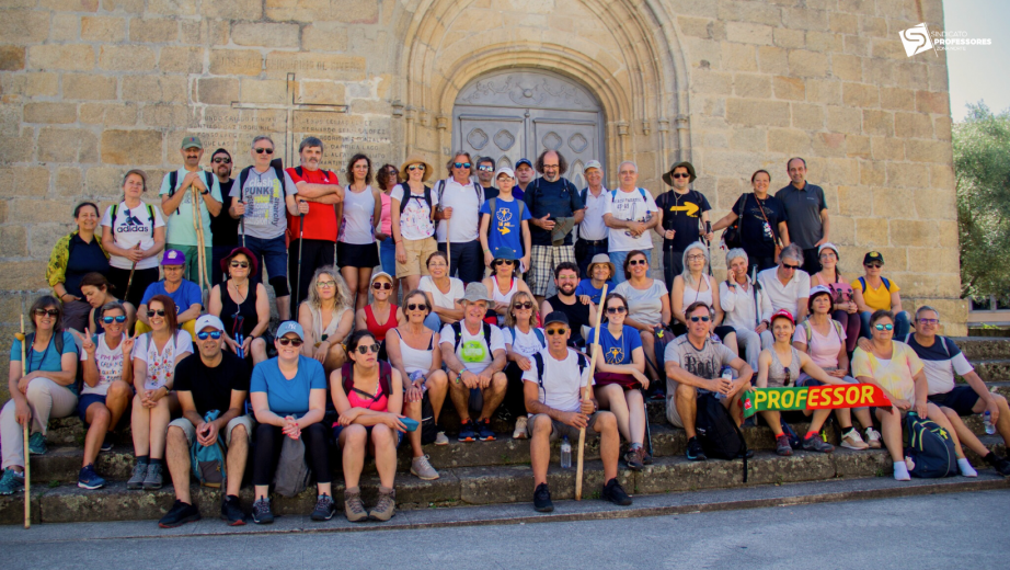 Professores na 11.ª etapa dos Caminhos de Santiago