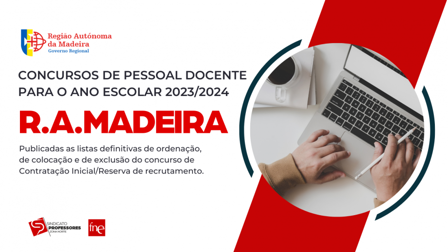 Concursos de pessoal docente para o ano escolar 2023/2024