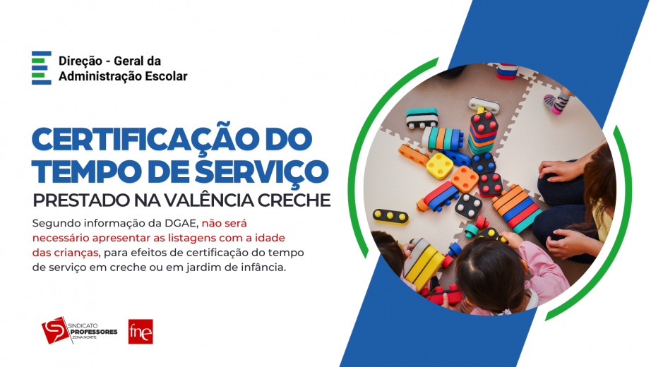 Certificação do Tempo de serviço - Creche