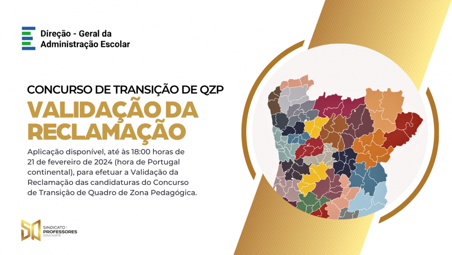 Validação da Reclamação – Concurso de Transição de QZP