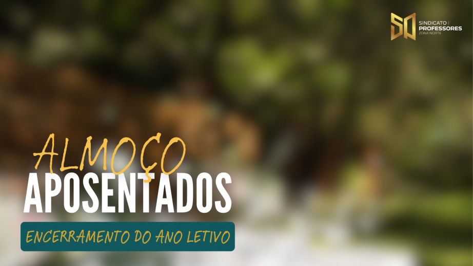 Aposentados em almoço de Fim do Ano Letivo