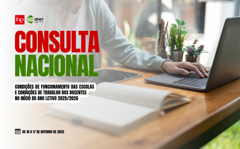 FNE lança Consulta Nacional a Docentes sobre as condições de abertura do ano letivo