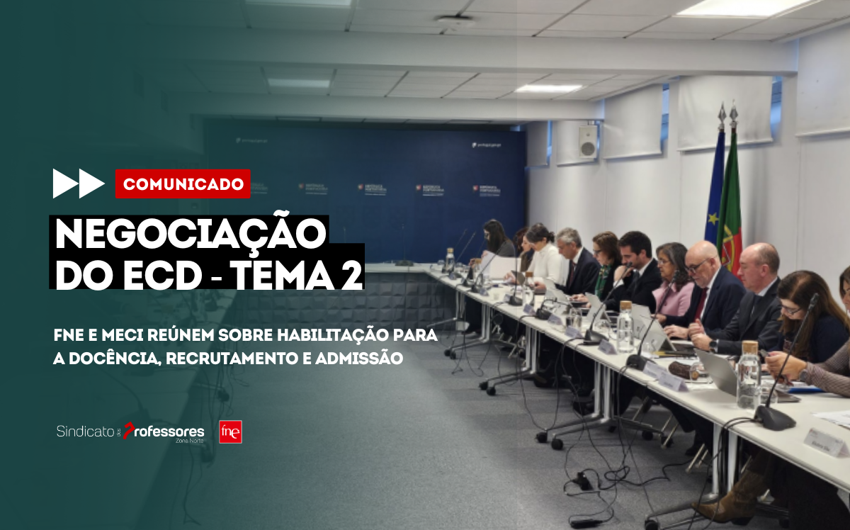 FNE e MECI reúnem sobre habilitação para a docência, recrutamento e admissão