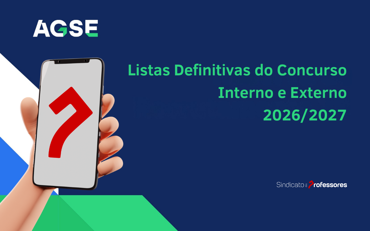 Listas Definitivas do Concurso Interno e Externo 2026/2027